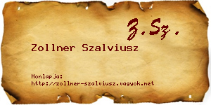 Zollner Szalviusz névjegykártya